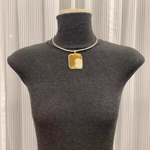 Dolce Vita Silver Heart Charm Necklace